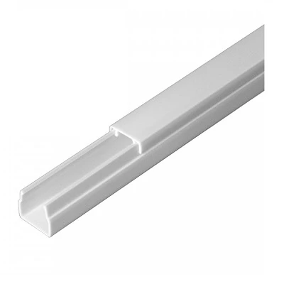 Кабель-канал белый 2-й замок в п/э 12х12 мм (120 м/уп) (PR03.0046)