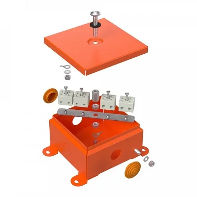 Коробка металлическая огнестойкая 70-0360-FR6.0-4 Е15-Е120 110х110х65