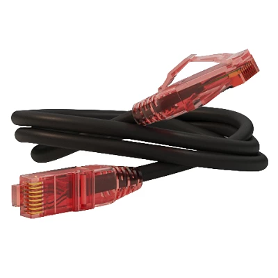 PC-LPM-UTP-RJ45-RJ45-C5e-1M-LSZH-BK