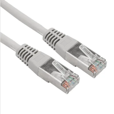 Шнур коммутационный, патч-корд F/UTP RJ45-RJ45, CAT 5e, ZH нг(А)-HF, серый, 1,5м (18-8004-1)