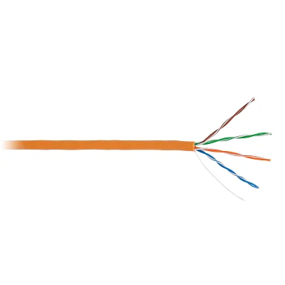 Кабель NETLAN U/UTP 4 пары, Кат.5e (Класс D) внутренний (EC-UU004-5E-LSZH-OR)