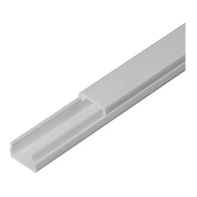 Кабель-канал серый RAL 7035 2-й замок в п/э 15х10 мм (234м/уп) (PR03.0069)