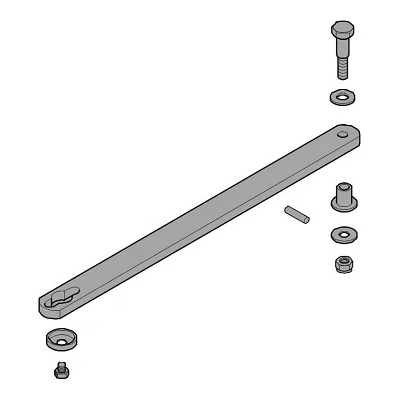 Рычаг прямой с креплением F7024N (119RID292)