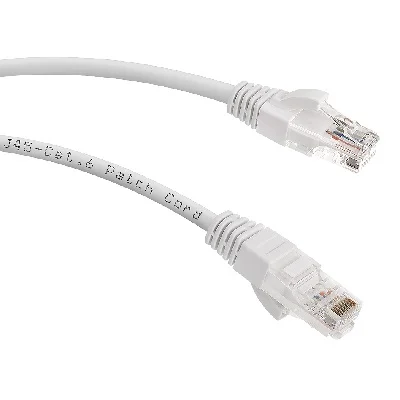 PC-UTP-RJ45-Cat.6-0.3m-WH