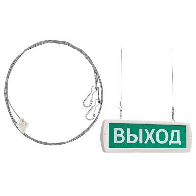 Комплект крепления Топаз-ОП, -Д к потолку (трос 2х1м)