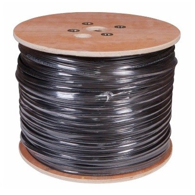 Кабель FTP 4PR 24AWG CAT5e 305м OUTDOOR + ТРОС*7 (01-0149)