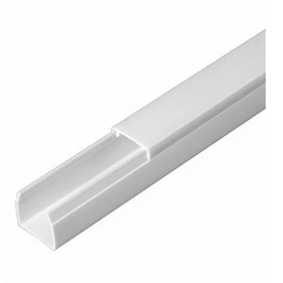 Кабель-канал белый 2-й замок в г/к 16х16 мм (120м/уп) (PR.061616)