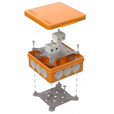 Коробка огнестойкая для о/п двухкомпонентная 60-0303-FR10.0-4 Е15-Е120 100х100х40