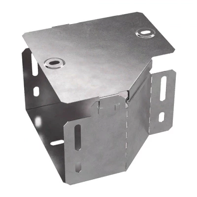 Переходник левый с крышкой Стандарт 150х100х100 (PR16.0488)