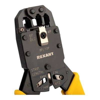 Кримпер для обжима 10P10C / 8P8C / 6P6C / 4P4C  (HT-200R) (12-3442-1)