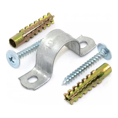 Комплекты для крепления ОКЛ с использованием самореза, дюбеля и скобы СМД d14-15 мм (100 шт) (PR08.5001)
