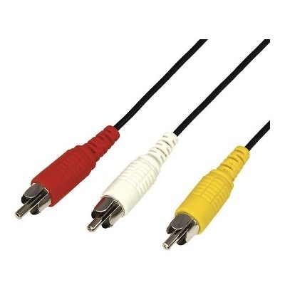 Шнур 3 RCA - 3 RCA, 10м, черный (17-0207)