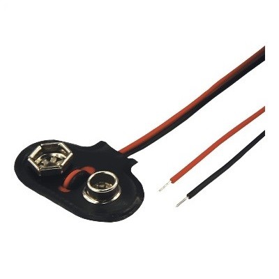 Клемма на крону FD-2222, 9В (угловая) (14-0323)