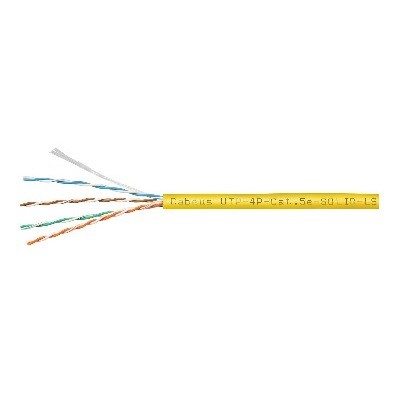 UTP-4P-Cat.5e-SOLID-LSZH-YL-