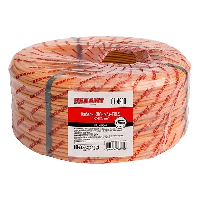 Кабель огнестойкий КПСнг(А)-FRLS 1x2x0,20мм², бухта 200м (01-4900)