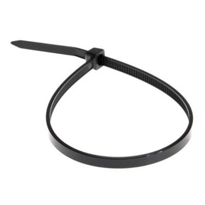 Стяжка кабельная нейлоновая 200x2,5мм, черная (100 шт/уп) (07-0201-4)