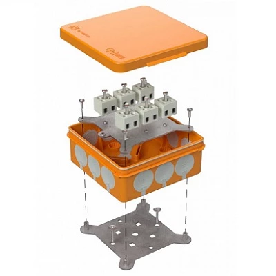 Коробка огнестойкая для о/п двухкомпонентная 60-0303-FR2.5-12 Е15-Е120 100х100х40
