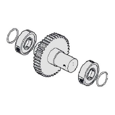 Вал выходной G12000 (119RIG100)