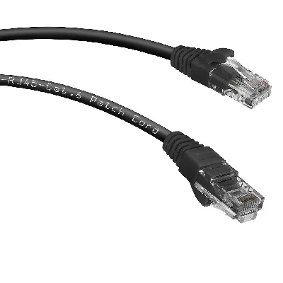 PC-UTP-RJ45-Cat.6-0.5m-BK