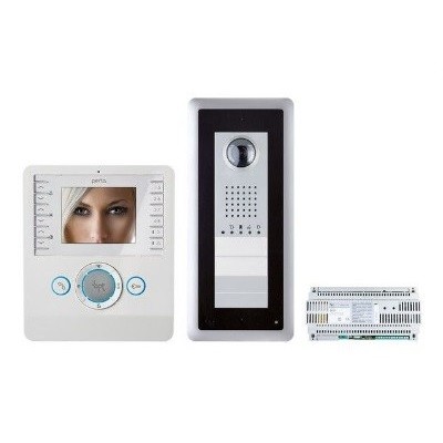 EVKITPEV01 Комплект видеодомофона BPT PERLA белый лёд